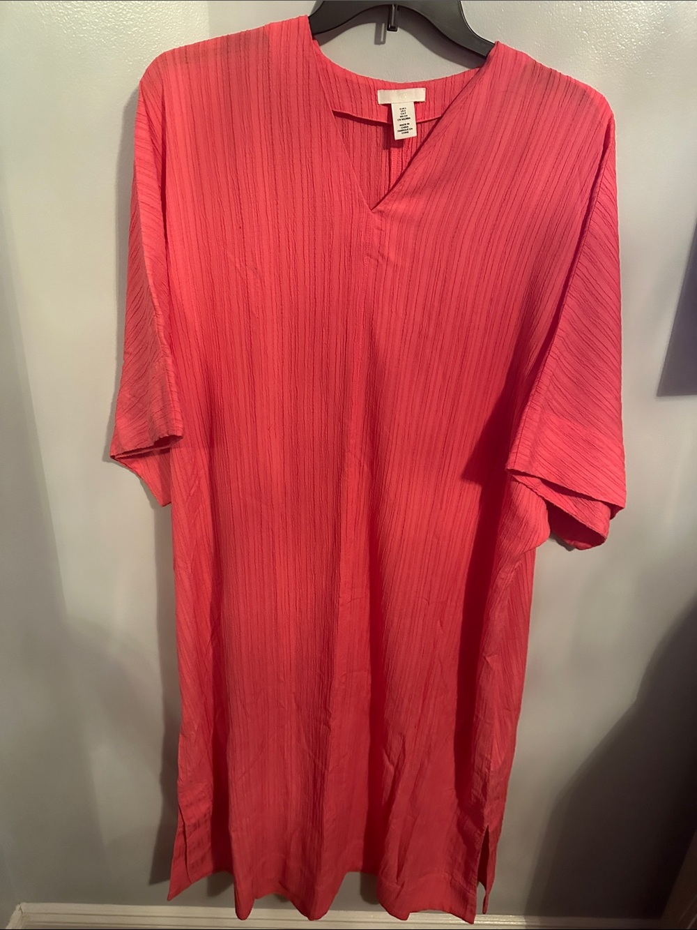 H&M Coral Pink Women's Swim Coverup Tunic